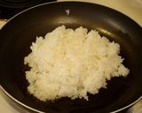 大葉にんにく醤油で♔梅タコチャーハン❤作り方2写真