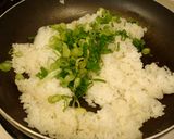 大葉にんにく醤油で♔梅タコチャーハン❤作り方3写真