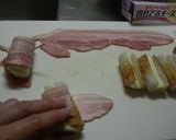 チーズちくわの簡単ベーコン巻き巻き作り方3写真