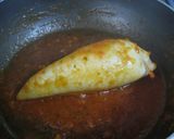 ヤリイカのほうれん草とイカゲソ詰め煮作り方7写真