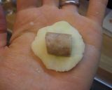 *ポテトウインナーのキャンディー揚げ*作り方2写真