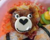 キャラ弁☆ミートボールでリラックマ作り方4写真