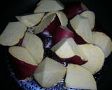 簡単！！ちょっとの油で大学芋作り方1写真