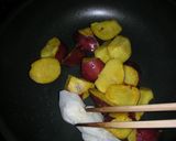 簡単！！ちょっとの油で大学芋作り方3写真