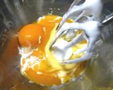 ホワイトチョコのシフォンケーキ作り方6写真