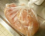 ずぼらでも☆ちゃ～んと美味しい鶏ハム☆作り方2写真