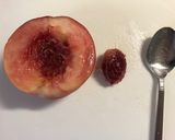 桃の種取りと変色させない方法作り方4写真