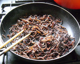 簡単常備食！便秘解消！きくらげきんぴら作り方2写真
