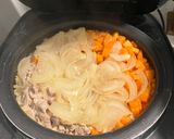 USA在住#豚肉と人参と玉葱の炊込ご飯作り方6写真
