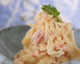 筍☆姫皮の梅ﾏﾖ和え作り方5写真