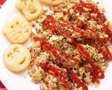 スクランブルハンバーグ作り方4写真