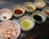 蒸し鶏　味変化作り方4写真