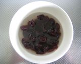 クランベリーソースのモカパンケーキ作り方1写真