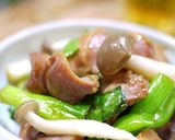 砂肝と葱(わけぎ)の旨うま炒め作り方4写真