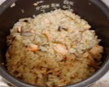 ヘルシー！鮭とれんこんの炊き込みご飯！作り方10写真