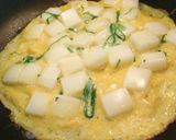 餅入り♪和風オムレツ作り方3写真