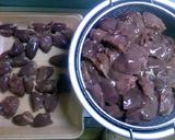 鶏レバー生姜の甘辛煮作り方1写真