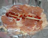 　鶏の冷製 クコの実ロール~食べる漢方~作り方2写真