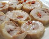　鶏の冷製 クコの実ロール~食べる漢方~作り方4写真