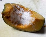 【簡単】一度に3品：南瓜の肉詰め蒸し他作り方2写真