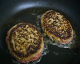 お箸で食べる☆やわらか煮込みハンバーグ作り方5写真