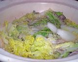 豚肉と白菜の重ね土鍋蒸し【減塩メニュー】作り方5写真