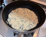 豆腐入りニラ卵お焼き作り方3写真