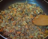 *フライパンでひき肉カレー*作り方1写真