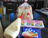 納豆マヨｄｅトースト作り方1写真