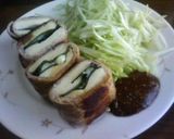 肉巻き高野豆腐・青じそチーズサンド作り方6写真