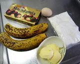 ちょ～簡単チョコばななナッツケーキ♪作り方1写真