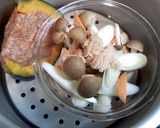 【簡単】一度に3品：南瓜の肉詰め蒸し他作り方7写真