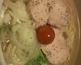 鶏ハムラーメン作り方5写真