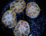 大葉たっぷり　蓮根のはさみ焼き作り方4写真