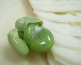 エビとソラマメの蓮根のっけ揚げ作り方1写真