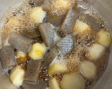 里芋とこんにゃくの煮っころがし。作り方4写真