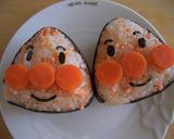 ▲アンパンマン(≖益≖)♡キャラ弁★作り方4写真