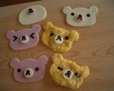 ★リラックマしーる(≖益≖)♡キャラ弁★作り方3写真