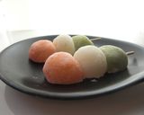 レンジでベジタブル三色団子作り方8写真