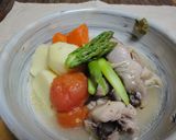 鶏もも骨付き肉で塩鶏作り方3写真