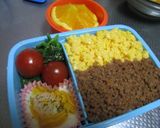 しっとりそぼろの三色丼☆作り方10写真