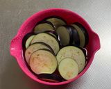 なすびと鶏もも肉のスパゲッティ作り方2写真