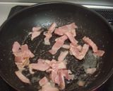 ホクホク里芋・ベーコン・ネギのバター醤油作り方3写真