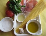トマトとバジルの冷製カッペリーニ作り方1写真