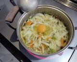 野菜たくさん入った中華スープ作り方3写真