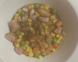 全てレンジ簡単洋風ウスター炒飯弁当作り方4写真