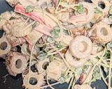 簡単★ちくわと貝割れとカニカマのサラダ作り方3写真
