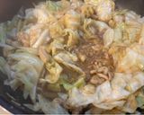 鶏キャベ醬醬炒め丼作り方5写真