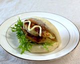 チリソースでやみつき餃子(焼売)サンド作り方5写真