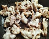 地中海風🌊生バジル香る🌿鶏皮と白菜の爆速ソテー🐓作り方1写真